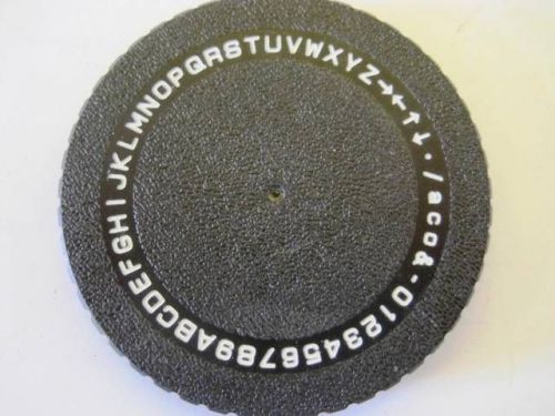 Dymo embossing wheel .160 vertical 3000-24 905873 for 1450/1470/1550/1570 used for sale