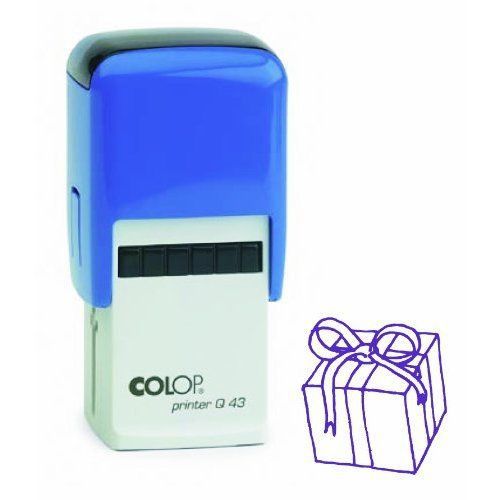 COLOP Printer Q43 Gift Picture Stamp - Violet