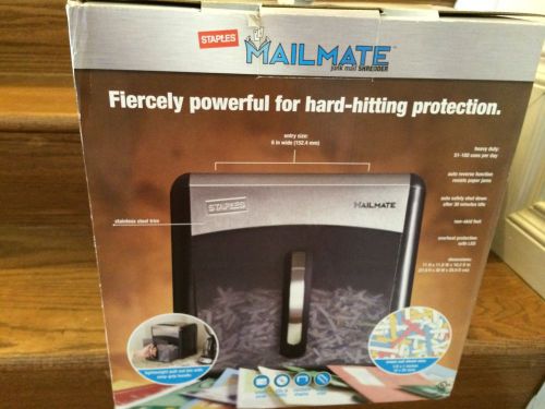 Brand new staples mail mate junk mail 20 sheets shredder #spl-727mm-us/cc for sale