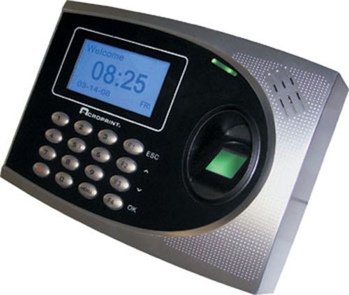 Acroprint timeqplus v3 biometric fingerprint time clock package $369.95 for sale