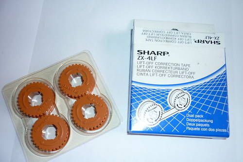 SHARP BRANDED LIFT OFF TAPES ALSO SILVER REED X 2 PER PACK