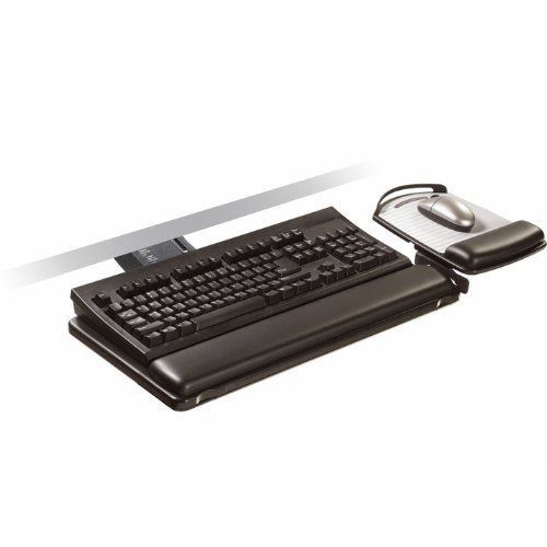 Brand New 3M AKT180LE Sit-Stand Under Desk Easy Adjust Keyboard Tray