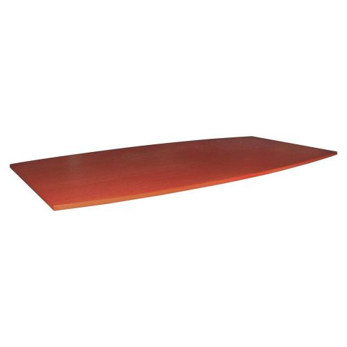 Lorell LLR69120 Essentials Cherry Boat-Shape Conference Tabletop
