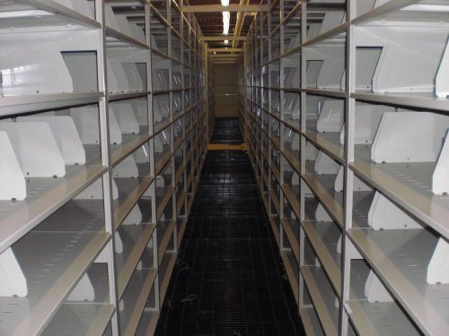 Metal shelving - file storage record keeping shelving - 10 section wholesale for sale