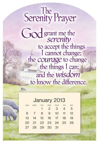 Miles kimball mini serenity prayer magnet calendar  for sale