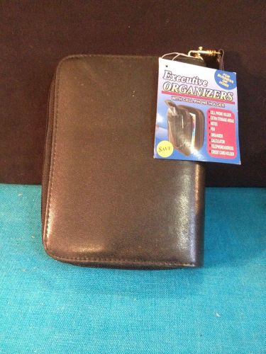LEATHER ORGANIZER AND PHONE CASE NEW WITH TAGS