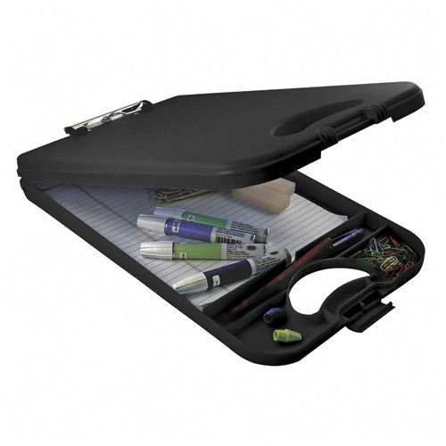 Saunders Portable Desktop, Holds Pads and Pens, 10&#034;x16&#034;, Black. Sold as Each
