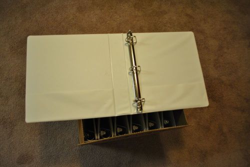12 NEW WHITE THREE 1.5 D RING BINDERS NOTEBOOK HOME SCHOOL OFFICE SUPPLIES