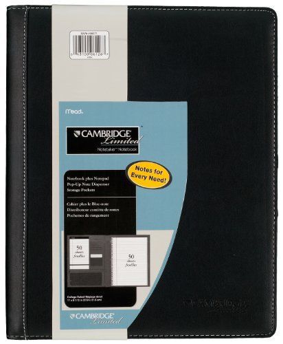 Back-to-School Cambridge Limited NoteTaker Notebook Home Office Binder Organizer