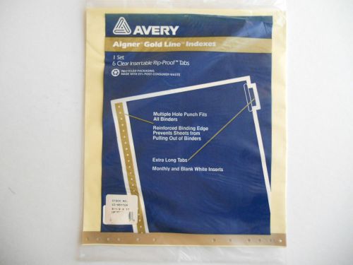 Avery Printout Binder Indexes 9 1/2&#034; x 11&#034; CI-9511UN Unburst