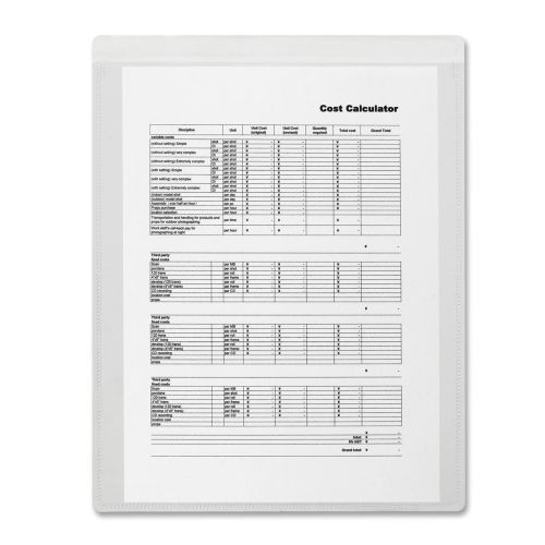 Business source self-adhesive shop ticket holder -9x12-50/bx- bsn16465 for sale