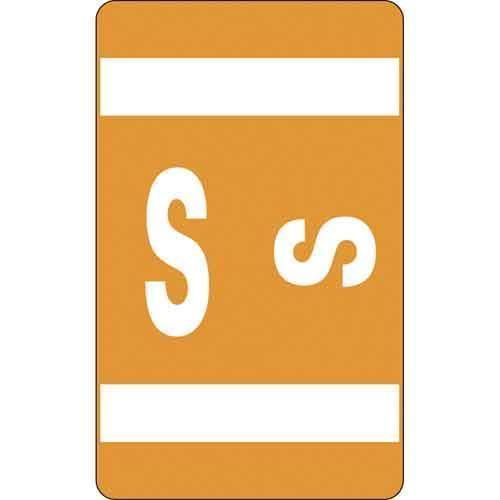 Smead Alpha-Z ACC Color Coded Alphabetic Labels - Rolls Letter S
