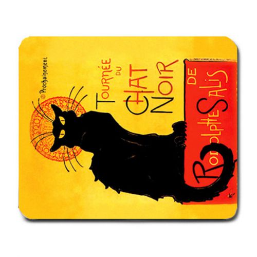 Chat noir blackcat mousepad mouse pad mouse mat for sale