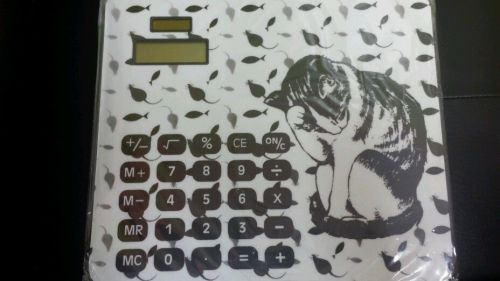 Mouse pad with calculator