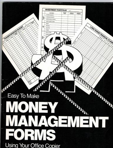 CADDYLAK Money Management Forms  (1983, Paperback) Easy to Make Office Copier