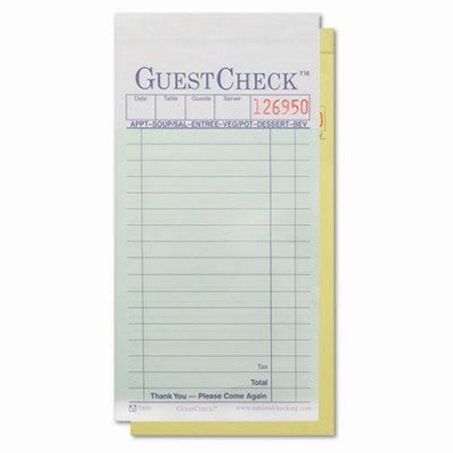 Restaurant Guest Check Pads, Two-Part with Carbon, 50 pads per case (NTC A6000G)