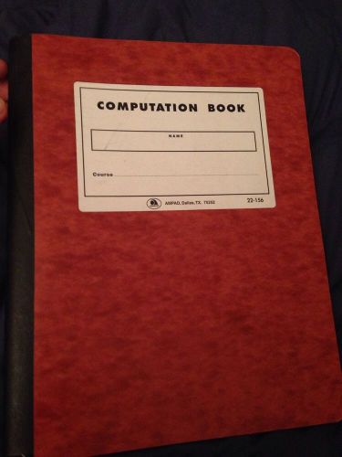 AMPAD Computation Book, Graphing Paper in Flawless Condition! Still usable!!