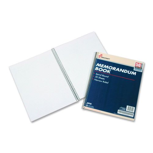 Skilcraft spiral ruled memorandum notebook - 50 sheet - 32lb - (nsn2866952) for sale