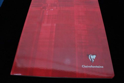 Clairefontaine Staplebound Notebook  8&#034; X 11&#034; Lined Red