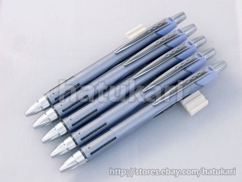 5pcs sxn-250-07 silver 0.7mm / jetstream rubber body ballpoint pen / uni-ball for sale