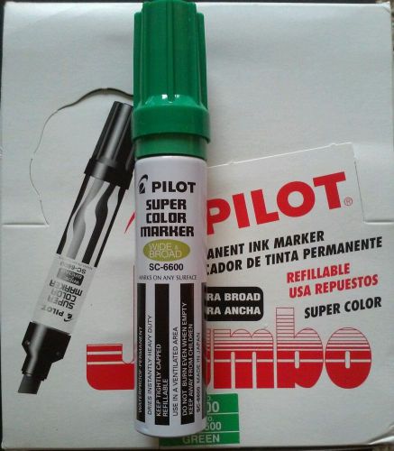 Pilot extra broad permanente marker green