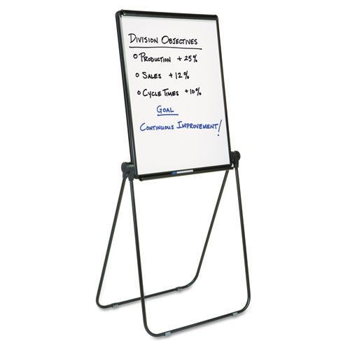 Quartet ultima presentation dry erase easel, 27 x 34, black frame - qrt101el for sale