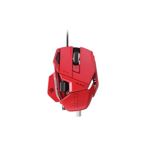 Mad catz-video game mcb437080013/04/1 r.a.t.7 mouse for pc - red for sale