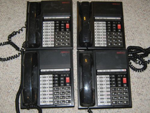 Lot of 4 WIN Communications MK-100D Digital Key Telephone WIN 16D 16 Button