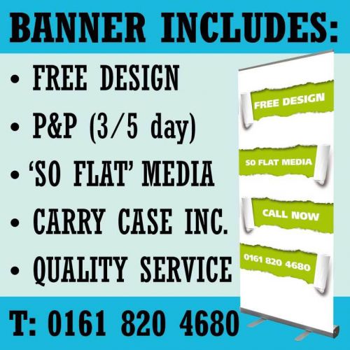 Roller banner roll up /   design included / pull up banner /exhibition sign for sale