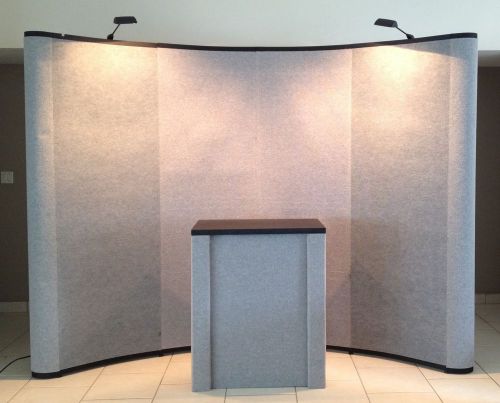 Popup exhibit booth - instand 10&#039; model - made by nomadic display for sale