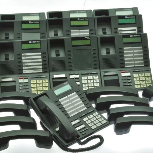 Lot of 10 Intertel Standard Office Phone w/ LCD Screen KTS 550-4000