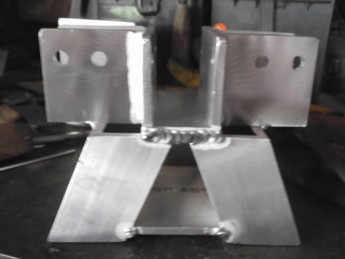 Heavy duty aluminum sawhorse brackets with double dog (sold by pair) for sale
