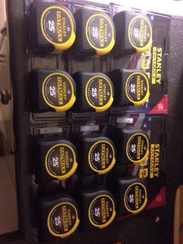 Stanley Fat Max Tape Measures LOT OF 12 -25&#039; Tape Measures Great Deal!!
