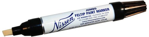 Nissen fpbkj jumbo feltip paint marker, black (pack of 6) brand new! for sale