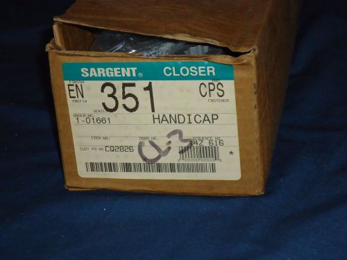 Sargent 351-cps powerglide handicap parallel arm door closer nos free shipping for sale