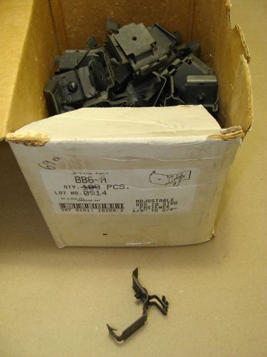 Box of (69) cooper b-line bb6-a adjustable box to stud fastener 1/4&#034; - 3/4&#034; new for sale