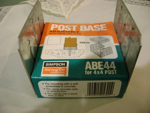 10 Simpson Strong Tie Post Base ABE 44 Adjastable for 4x4 post