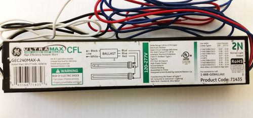 Ge ballast ultra max cfl 71435 c240max-a  2n  case of 10 (ten) for sale