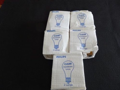 (9) Philips Traffic Signal Clear Light Bulbs    (1) Westinghouse Service Bulb