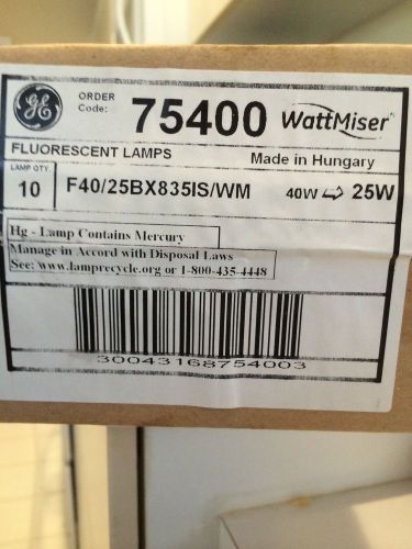 Biax lamps ge  lamps f40/25bx835is/wm ge lamps ( box of 10 ) for sale
