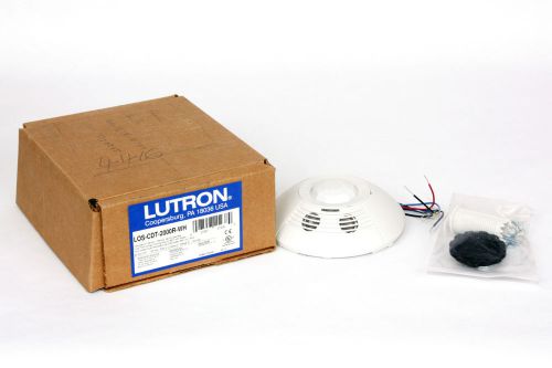 Lutron los-cdt-2000r-wh occupancy sensor, ceiling mount, dual tech, white for sale
