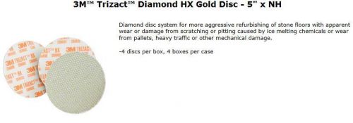 3M Trizact Diamond HX Disc 5&#034; Red Blue and Gold
