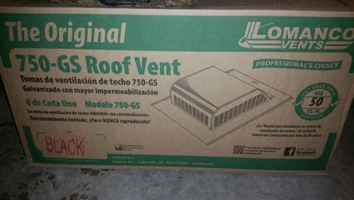 Nib 6/pack lomanco 750 aluminum roof louver vents auth dealer for sale