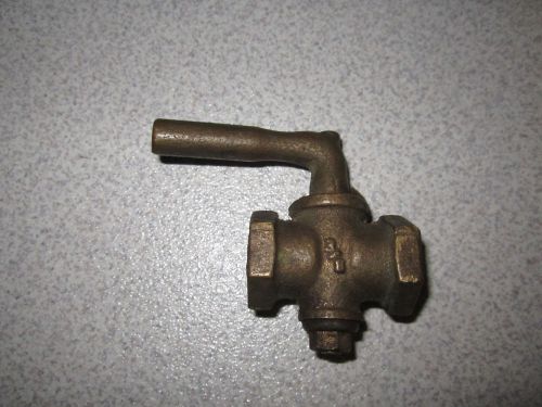 Inline brass 3/8 ball valve - used for sale