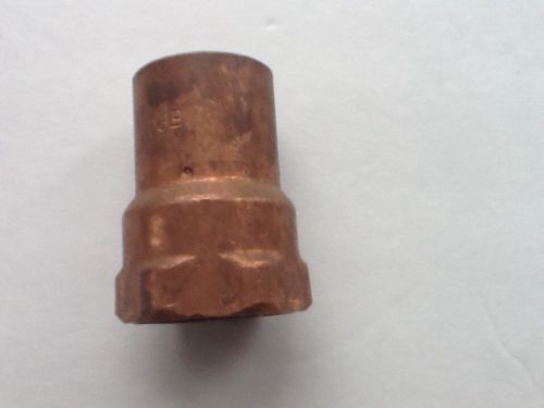 1&#034;  FPT  x 1&#034; COPPER Adapter