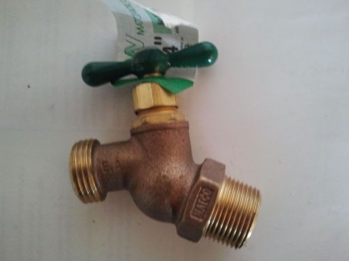 2 ~ new  3/4&#034; hose x 3/4&#034; mipt hose bibb brass for sale
