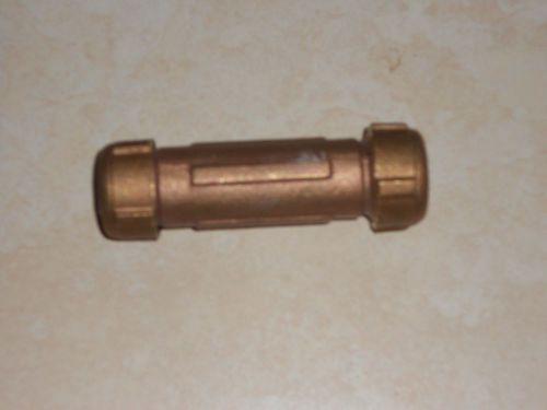 Compression coupling 1/2&#034; to 3/4&#034; cast bronze for sale