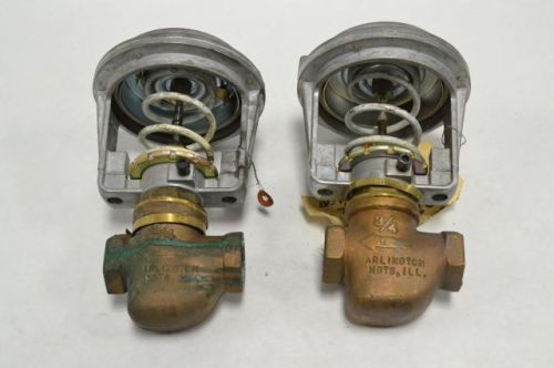 Lot 2 honeywell mp953c 1026 actuator 2 3/4in npt brass control valve b221126 for sale