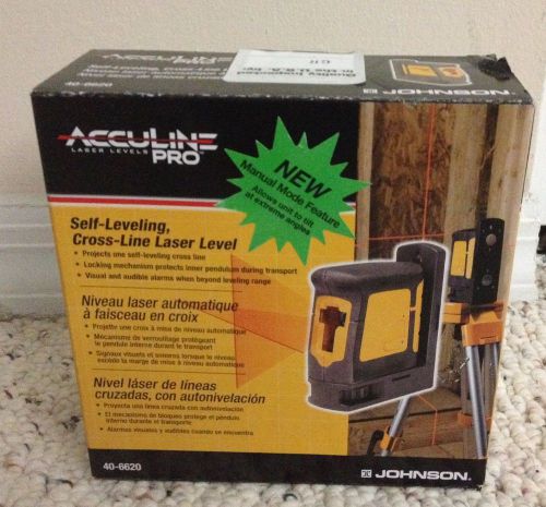 Johnson AccuLine Pro 40-6620 Cross Line Laser Level