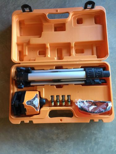 Johnson hot shot rotary laser  level kit model 40-0917 tripod with case for sale